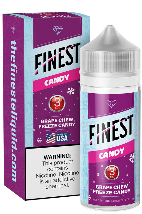 Grape Chew Freeze Candy Freebase E-Liquid Candy Edition 100ML - The Finest
