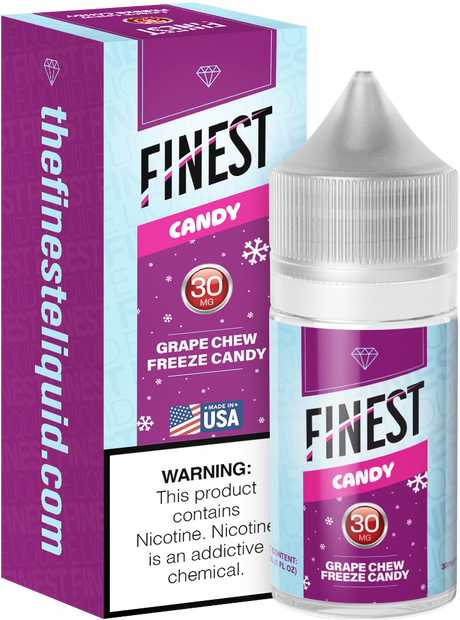 Grape Chew Freeze Candy Salt Nic E-Liquid Candy Edition 30ML - The Finest