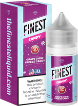 Grape Chew Freeze Candy Salt Nic E-Liquid Candy Edition 30ML - The Finest