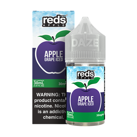 Grape Ice Salt Nic E-Liquid 30ML - Reds Apple