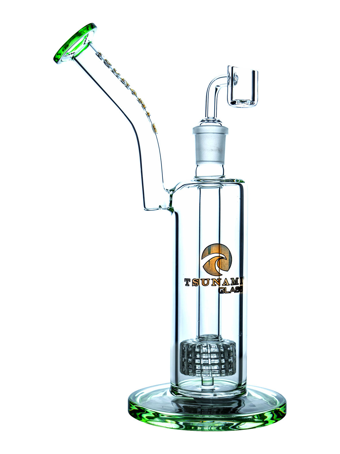 Green 11" Tsunami Shower Head Concentrate Water Pipe