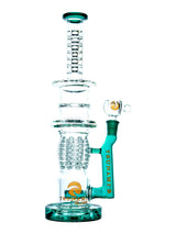 Green 12" Tsunami Shower Head Grenade Turbine Water Pipe  