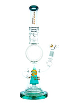 Green 18" Tsunami Sprinkler Donut Water Pipe