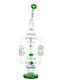 Green 20" Tsunami Sprinkler Shower Head Recycler Water Pipe