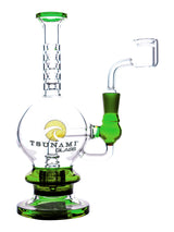 Green 8" Tsunami Shower Head Water Pipe