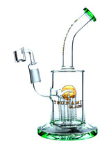 Green 9" Tsunami Concentrate Rig – Tree Perc Water Pipe