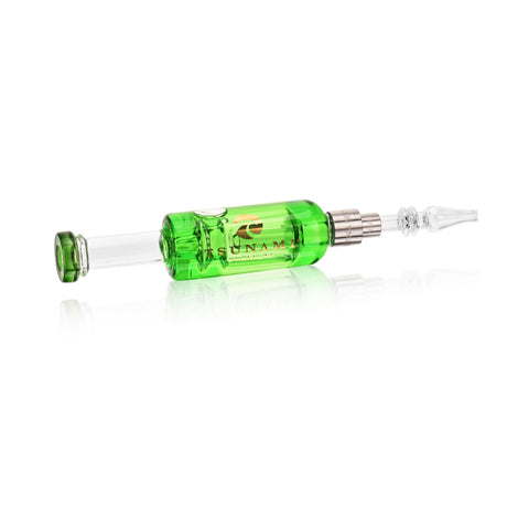 Green Single Perc Edition Glass Nectar Collector - Tsunami