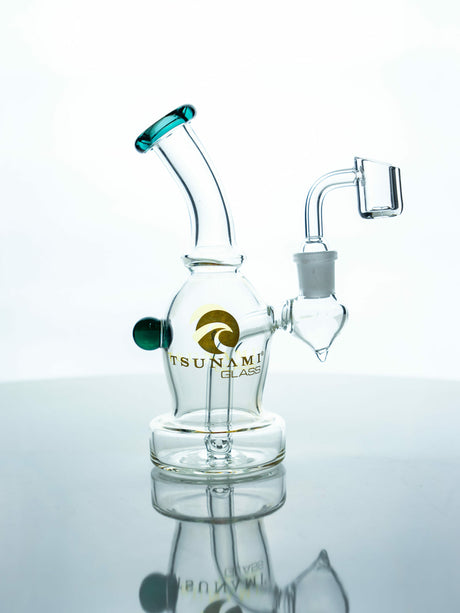 Green Tsunami 6” Mini Egg Dab Rig – Glass Pipe