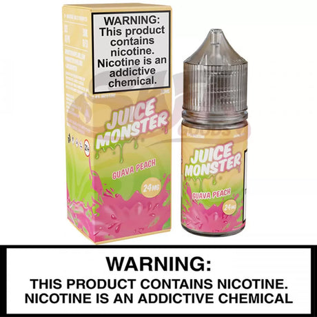 Guava Peach Salt Nic E-Liquid 30ML - Juice Monster