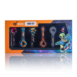 HB 01 Hand Pipe Display [6PC] - Hy Bird