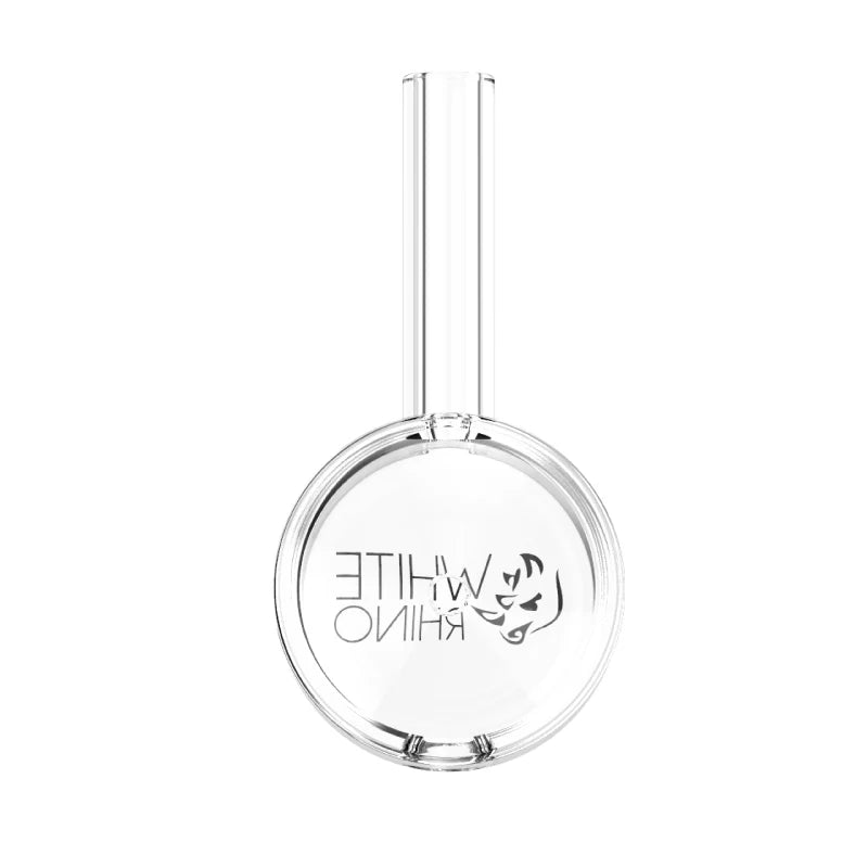 Handpipe to Straw Converter Glass [10CT] - White Rhino