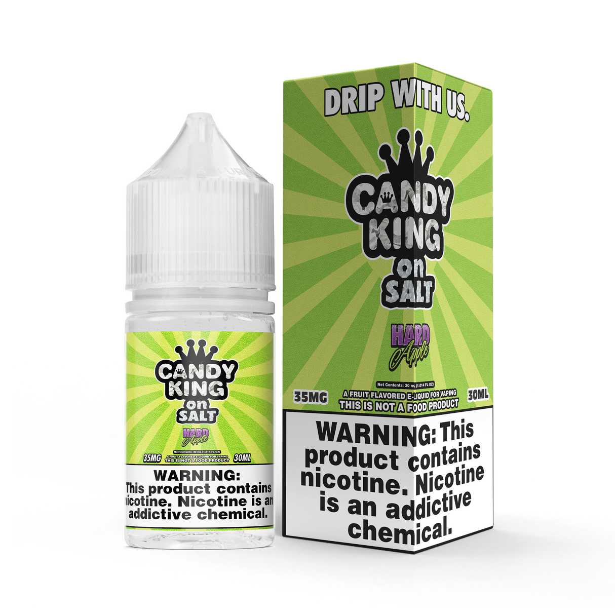Hard Apple Candy King Salt Nic E-Liquid - 30ML