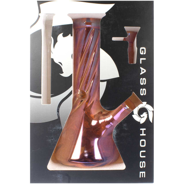 Iridescent Twisted Mini Beaker - Glass House