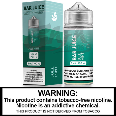 Jull Mint Freebase E-Juice 100ML - Bar Club