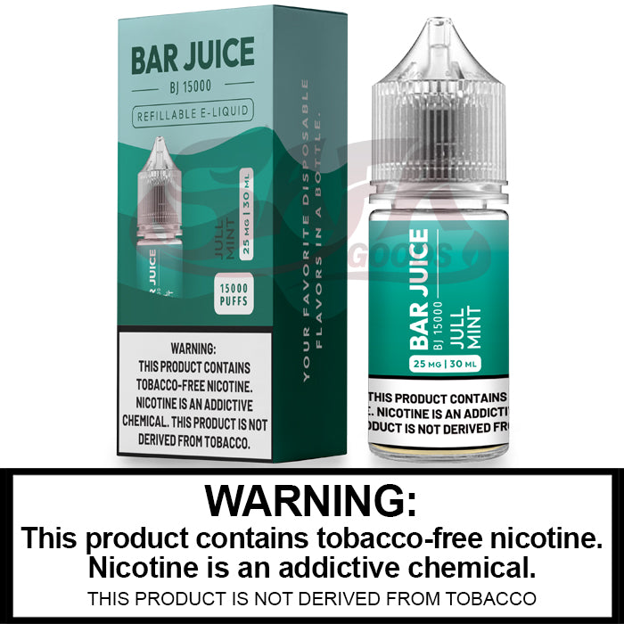 Jull Mint Salt Nic E-Juice 30ML - Bar Club