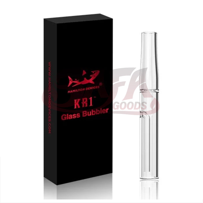 KR1 GLASS BUBBLER - HAMILTON DEVICES