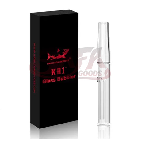 KR1 GLASS BUBBLER - HAMILTON DEVICES
