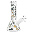Kitten Corral Glass Beaker Water Pipe - 7.75" - 14mm F - Pulsar