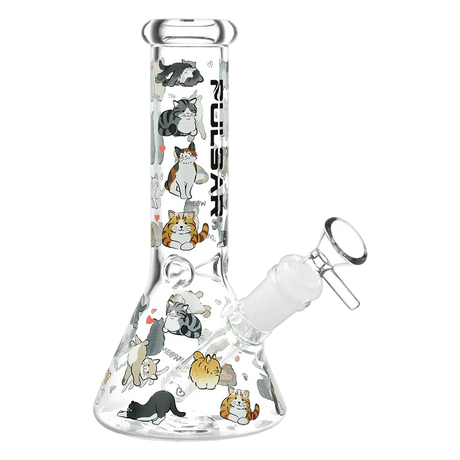 Kitten Corral Glass Beaker Water Pipe - 7.75" - 14mm F - Pulsar