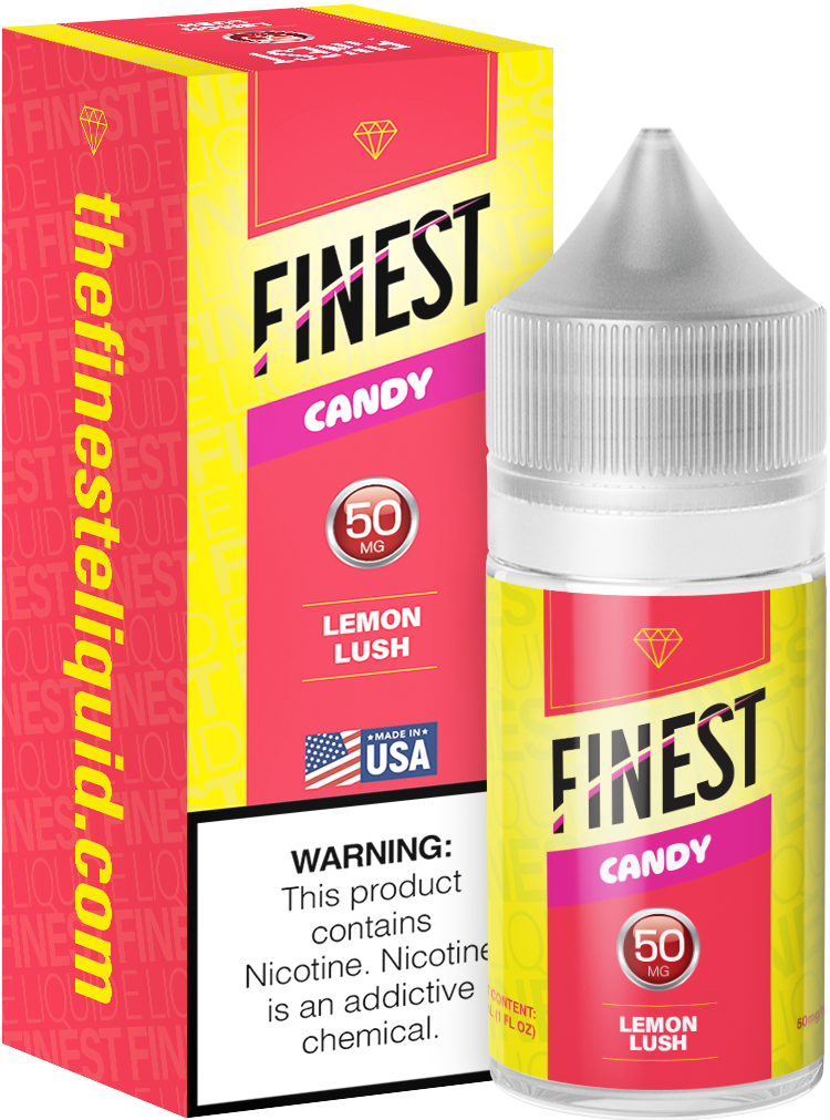 Lemon Lush Salt Nic E-Liquid Candy Edition 30ML - The Finest