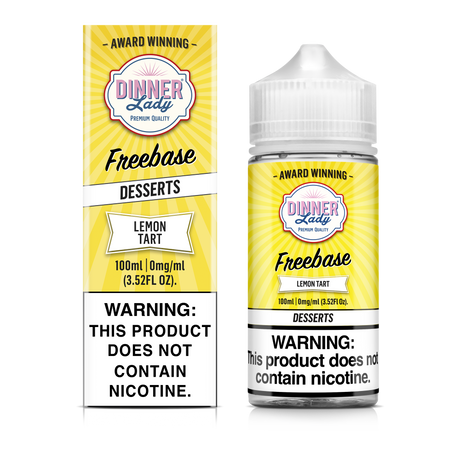 Lemon Tart Freebase E-Liquid 100ML - Dinner Lady