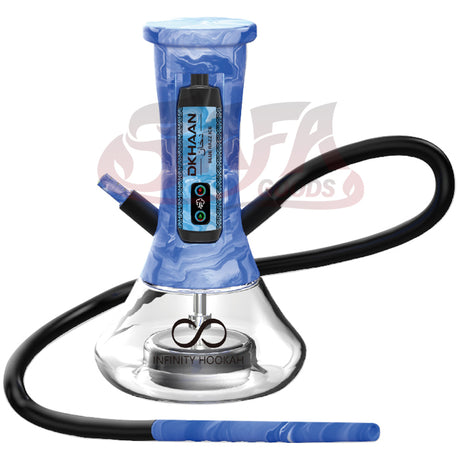 Light Blue Portable Hookah Kit - Dkhaan Infinity