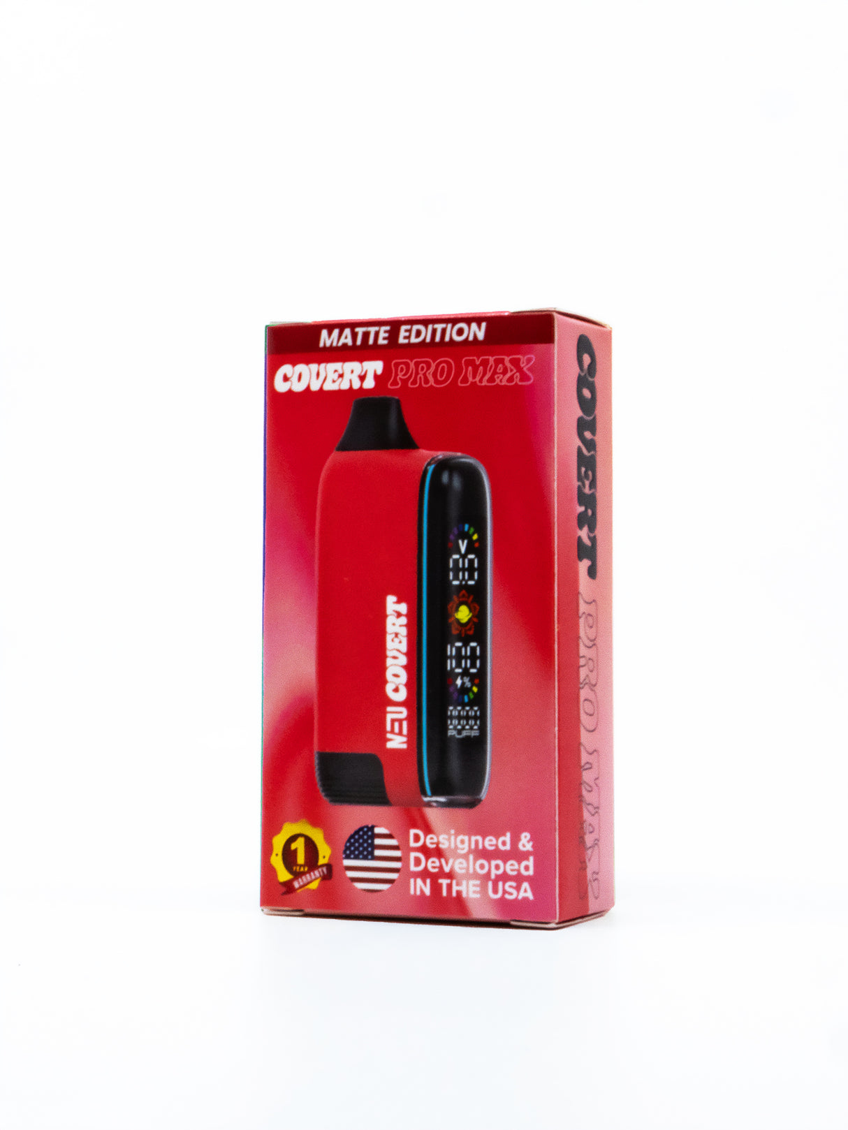 Matte Ed. Red Push Pro Max 510 Cartridge Battery - Neu Covert