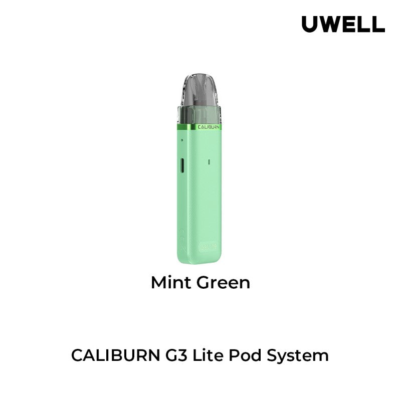 Mint Green Caliburn G3 Lite Pod System - Uwell