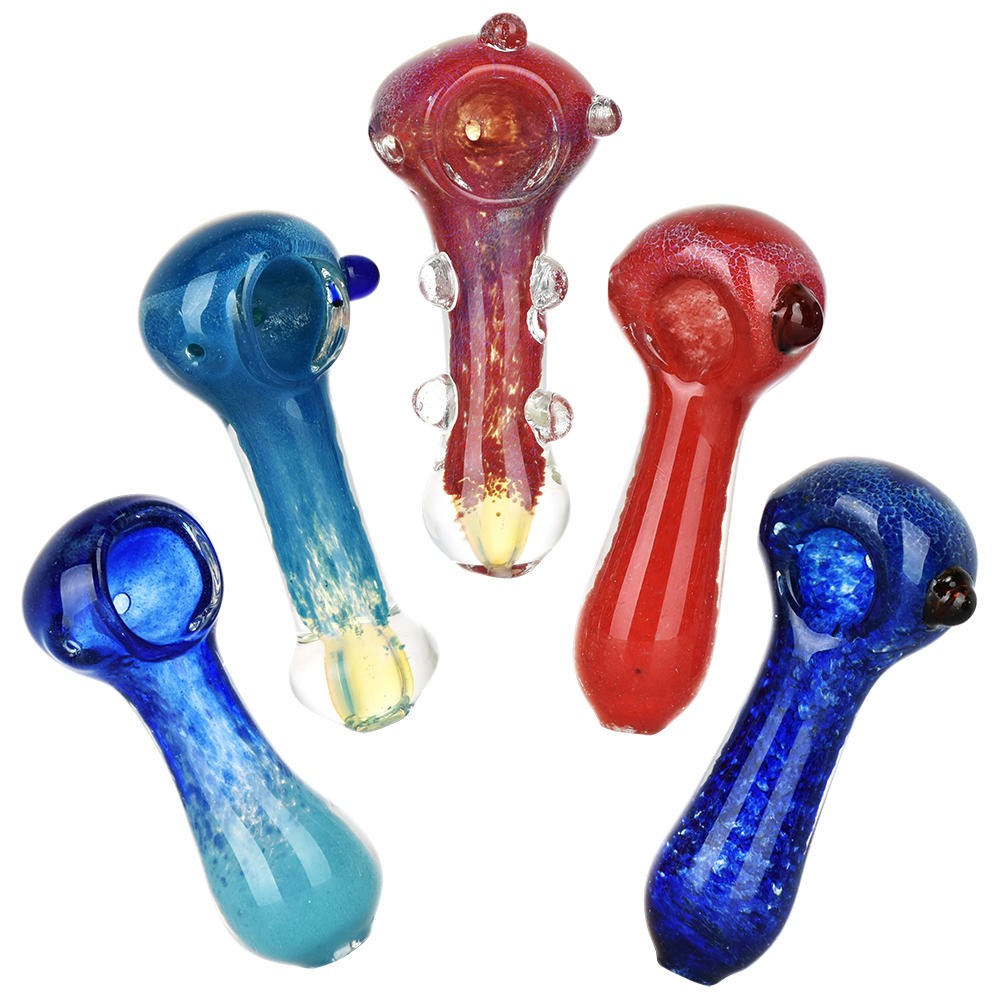 Mojo Magic Glass Spoon Pipes – 3.5" Asst. [20PC]