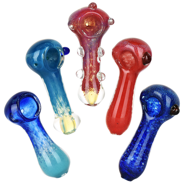 Mojo Magic Glass Spoon Pipes – 3.5" Asst. [20PC]