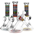 Mosaic Bart Wag Beaker Glass Water Pipe 14mm F [1PC] Asst. Colors - Pulsar