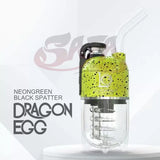 Neon Green-Black Spatter Dragon Egg Splatter Edition -Lookah