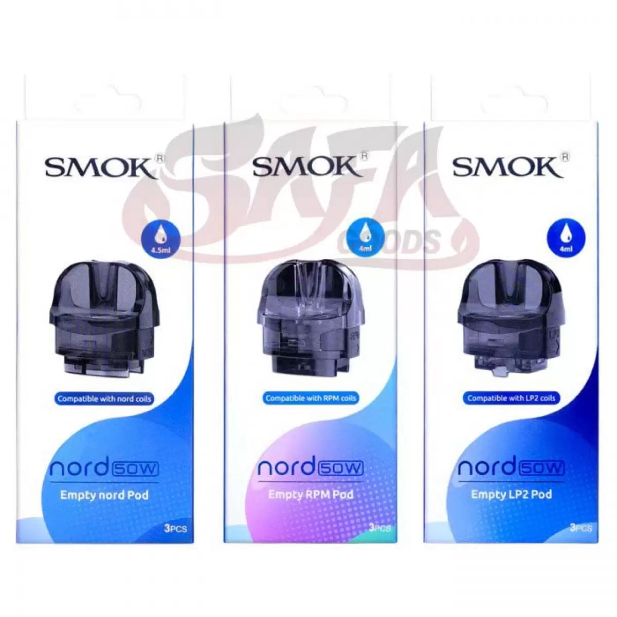 Nord 50W Replacement Pods [3PC] - SMOK