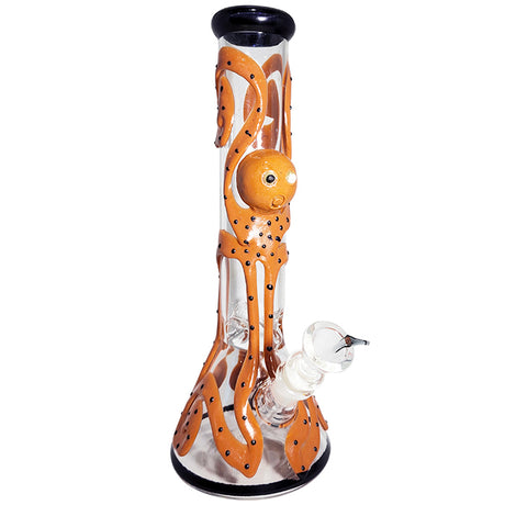 Octopus Beaker Design Glass Water Pipe
