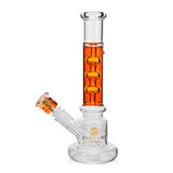 Orange 10" Glycerine Three Rings Water Pipe – Tsunami