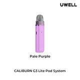 Pale Purple Caliburn G3 Lite Pod System - Uwell