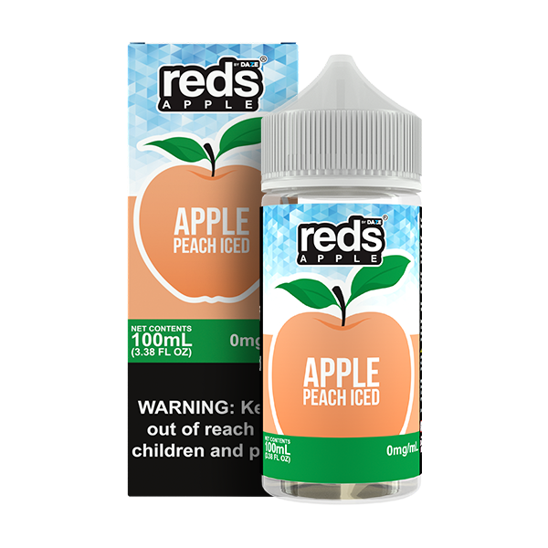 Peach Ice FB E-Liquid 100ML - Reds Apple