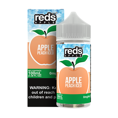 Peach Ice FB E-Liquid 100ML - Reds Apple