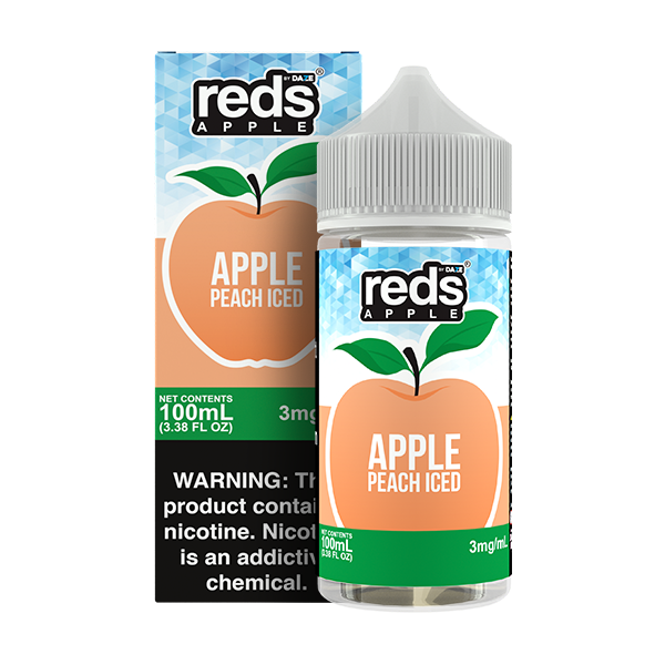 Peach Ice FB E-Liquid 100ML - Reds Apple