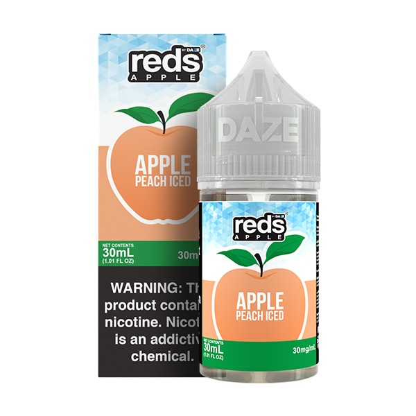 Peach Ice Salt Nic E-Liquid 30ML - Reds Apple
