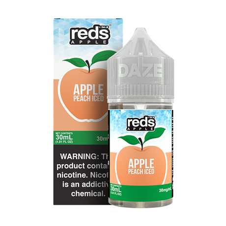 Peach Ice Salt Nic E-Liquid 30ML - Reds Apple
