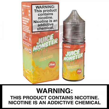 Peach Pear Salt Nic E-Liquid 30ML - Juice Monster