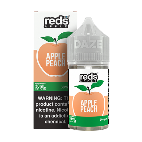 Peach Salt Nic E-Liquid 30ML - Reds Apple