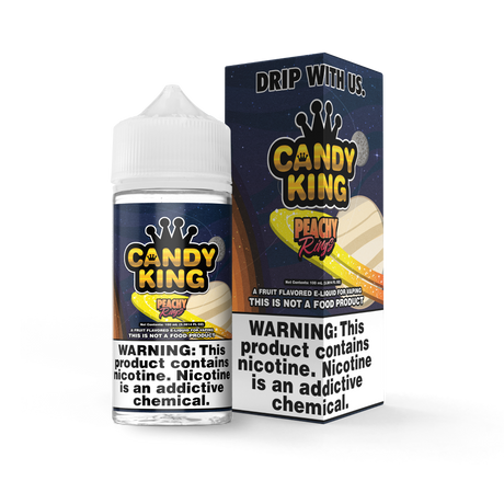 Peachy Rings Freebase E-Liquid 100ML - Candy King
