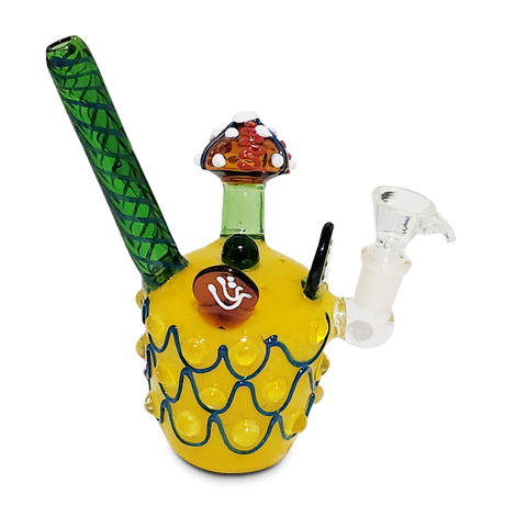 Pineapple Glass Water Pipe – Unique Mushroom Design
