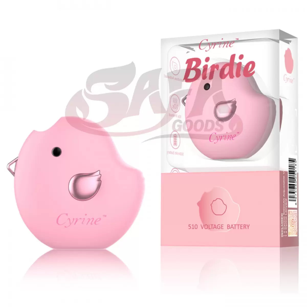 Pink 510 Thread Cartridge Battery - Cyrine Birdie