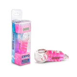Pink Cryo Freezable Glass Hand Pipe - Ooze