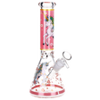 Pink Unicorn Beaker Style Glass Water Pipe
