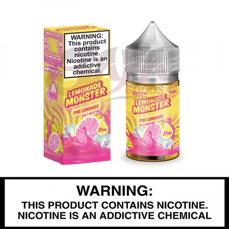 Pink Lemonade Lemonade Monster (Tobacco-Free Nicotine) 30ML Salt Nic Bottles - Monster Vape Labs