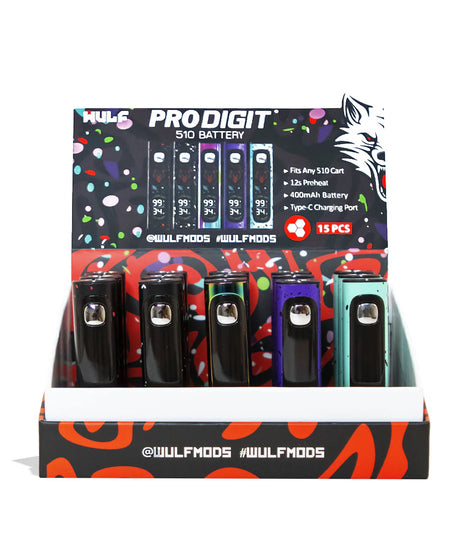 Pro Digit - 510 Thread Battery [15PK] - Wulf Mods